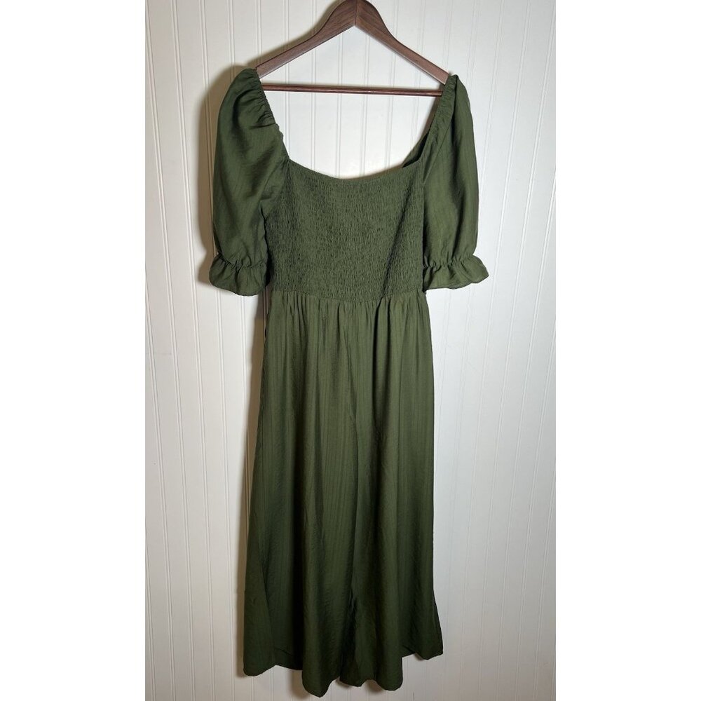 Kojooin Jumpsuit NWT Size L Green Extra Wide Leg Party Goin Out Summer,Casual